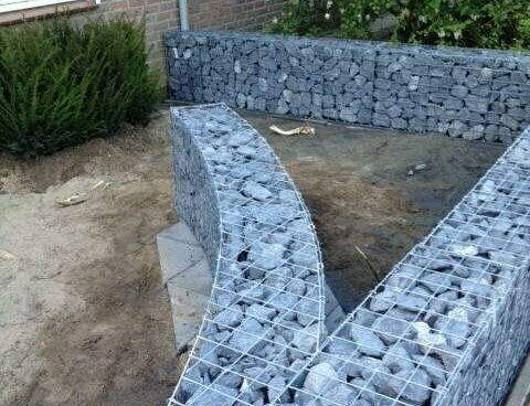 schanskorf maatwerk voortuin