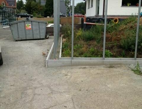 schanskorven plaatsen