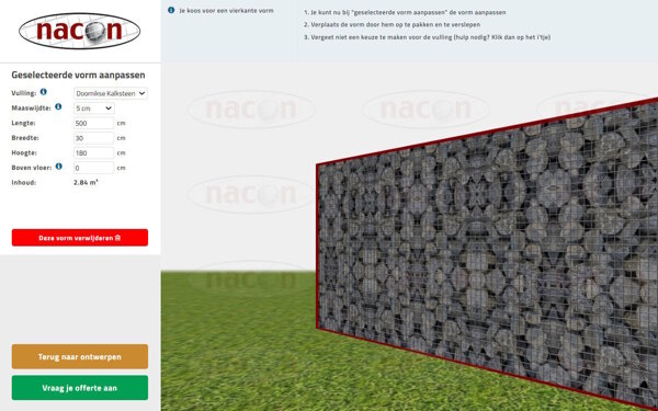 schanskorf schutting ontwerpen